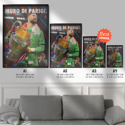 Donnarumma Psg 'muro Di Parigi'