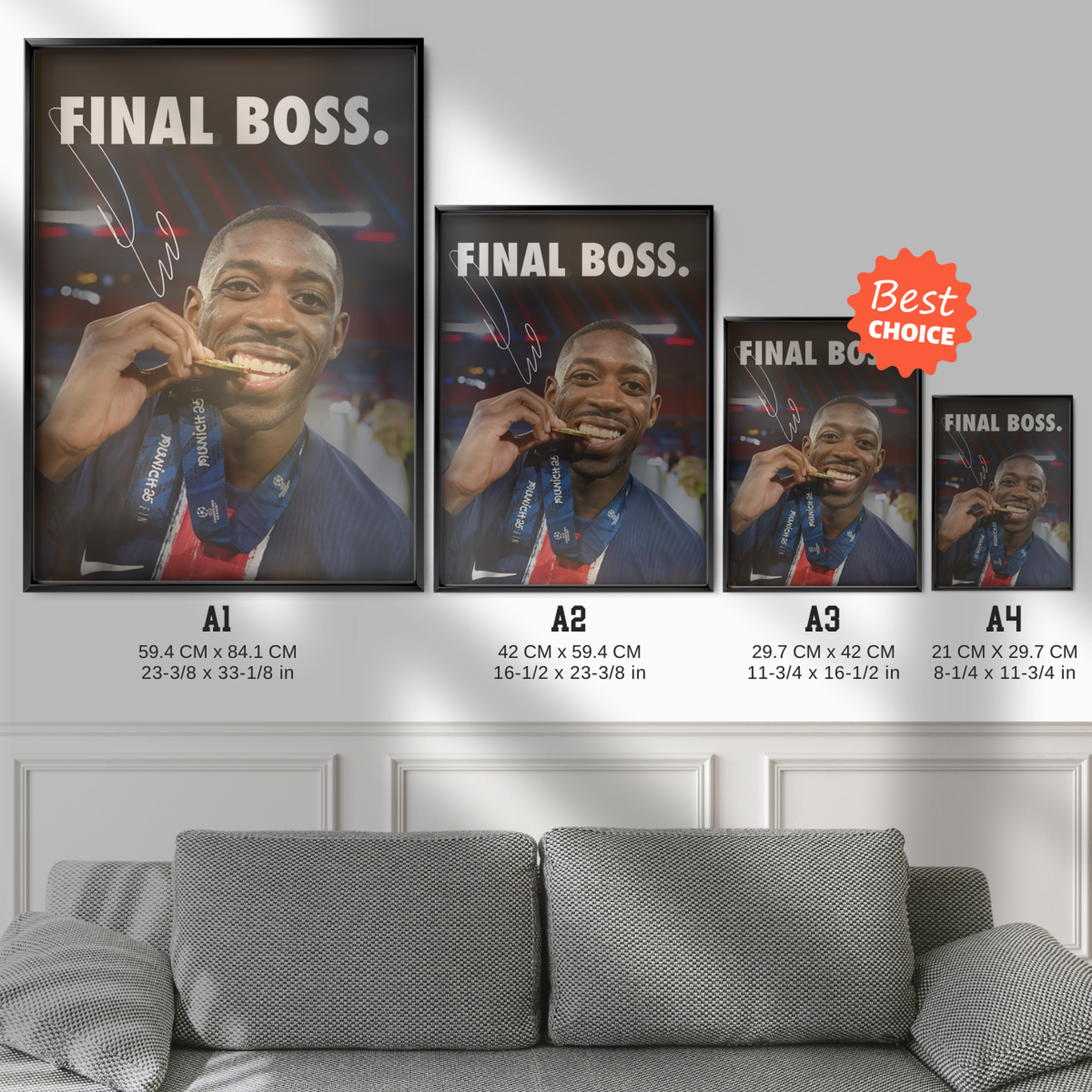 Ousmane Dembélé Psg 'final Boss'