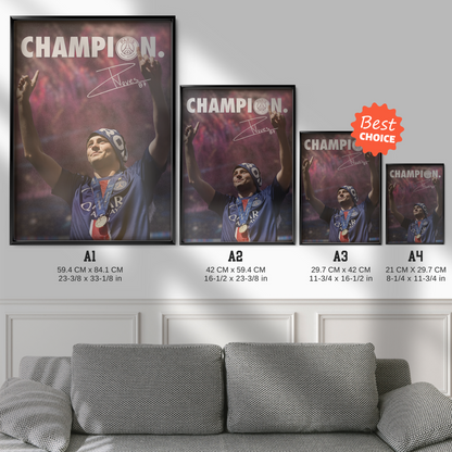 Joao Neves 'champion.'