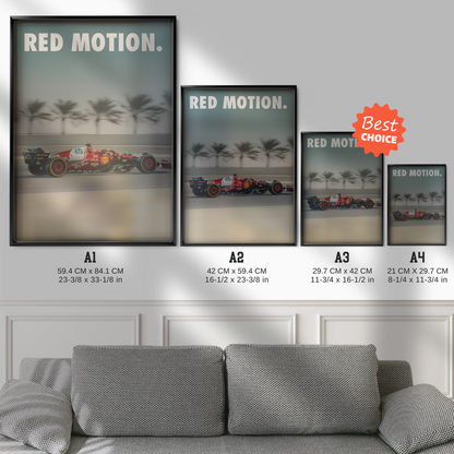 Charles Leclerc 'red Motion'
