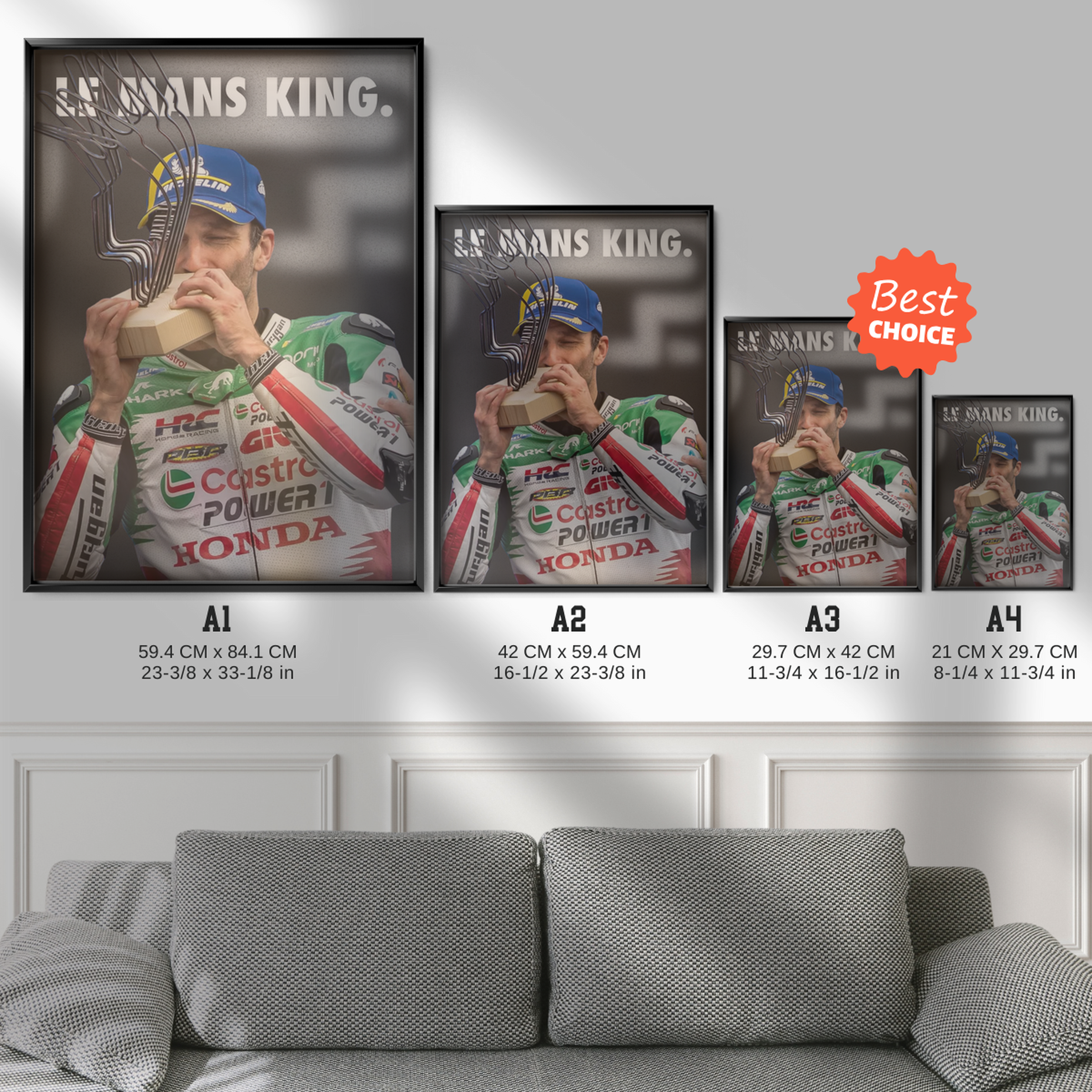 Johann Zarco 'le Mans King' 2025