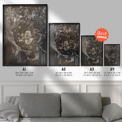 AC Milan - Scudetto Celebration Poster