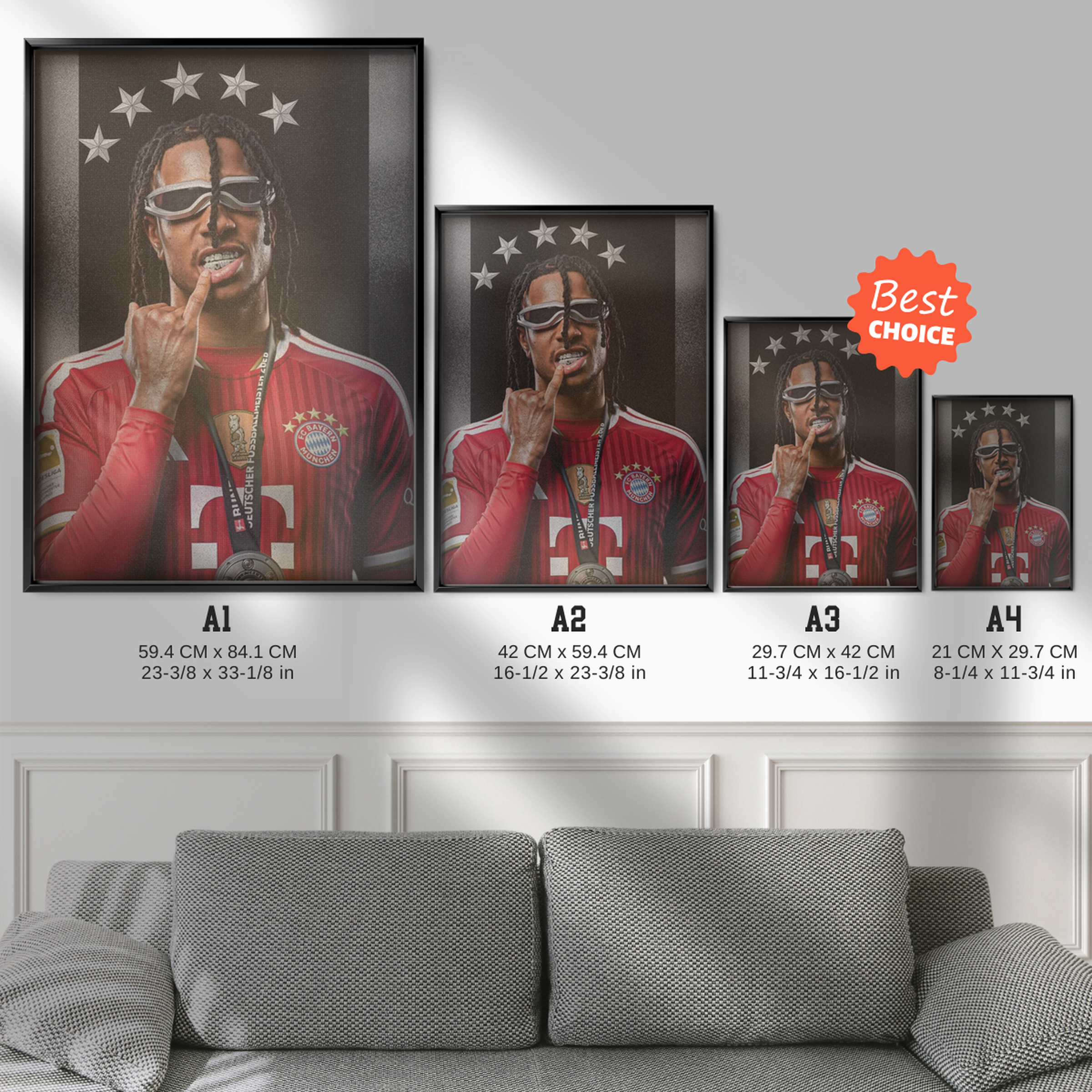 Alphonso Davies - Bayern Munich Poster