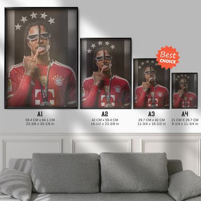 Alphonso Davies - Bayern Munich Poster