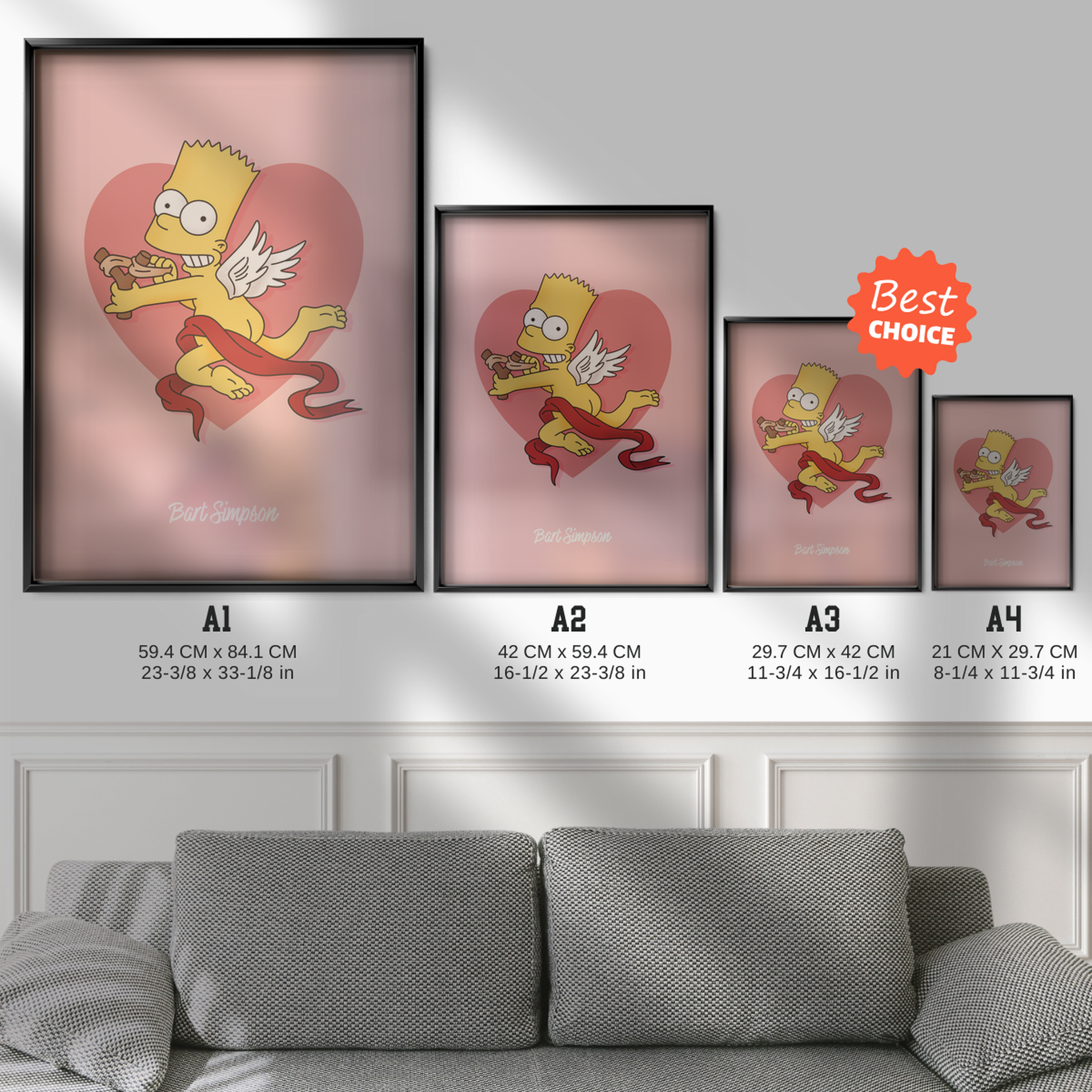 Bart Simpson Cupid