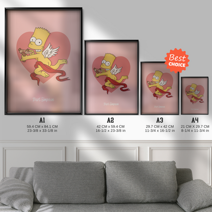 Bart Simpson Cupid