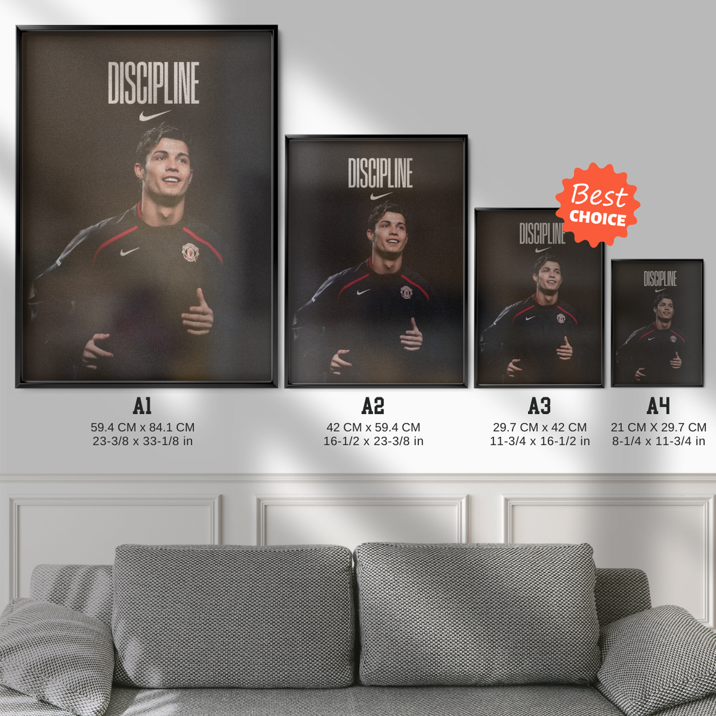 Cristiano Ronaldo - Discipline Poster