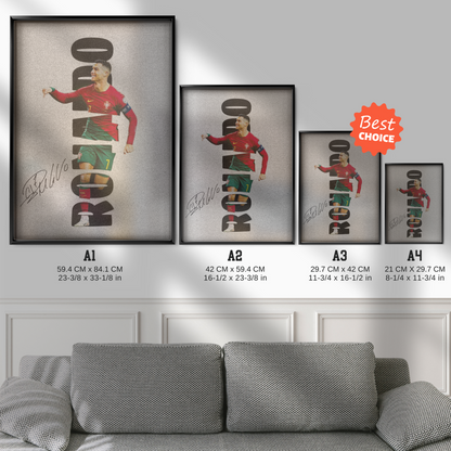 Cristiano Ronaldo - Portugal Number 7 Poster