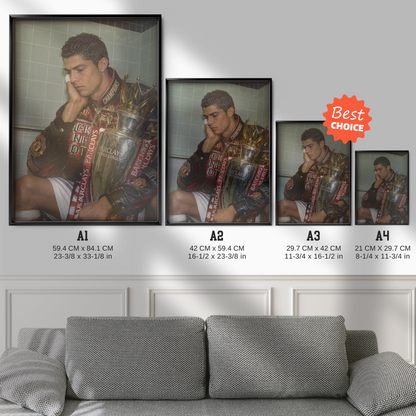 Cristiano Ronaldo - Premier League Champion Poster