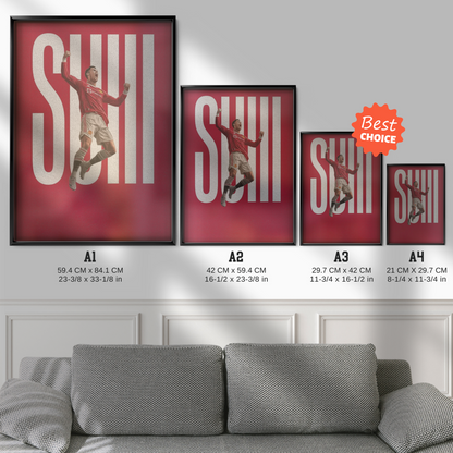 Cristiano Ronaldo - Siu Celebration Poster