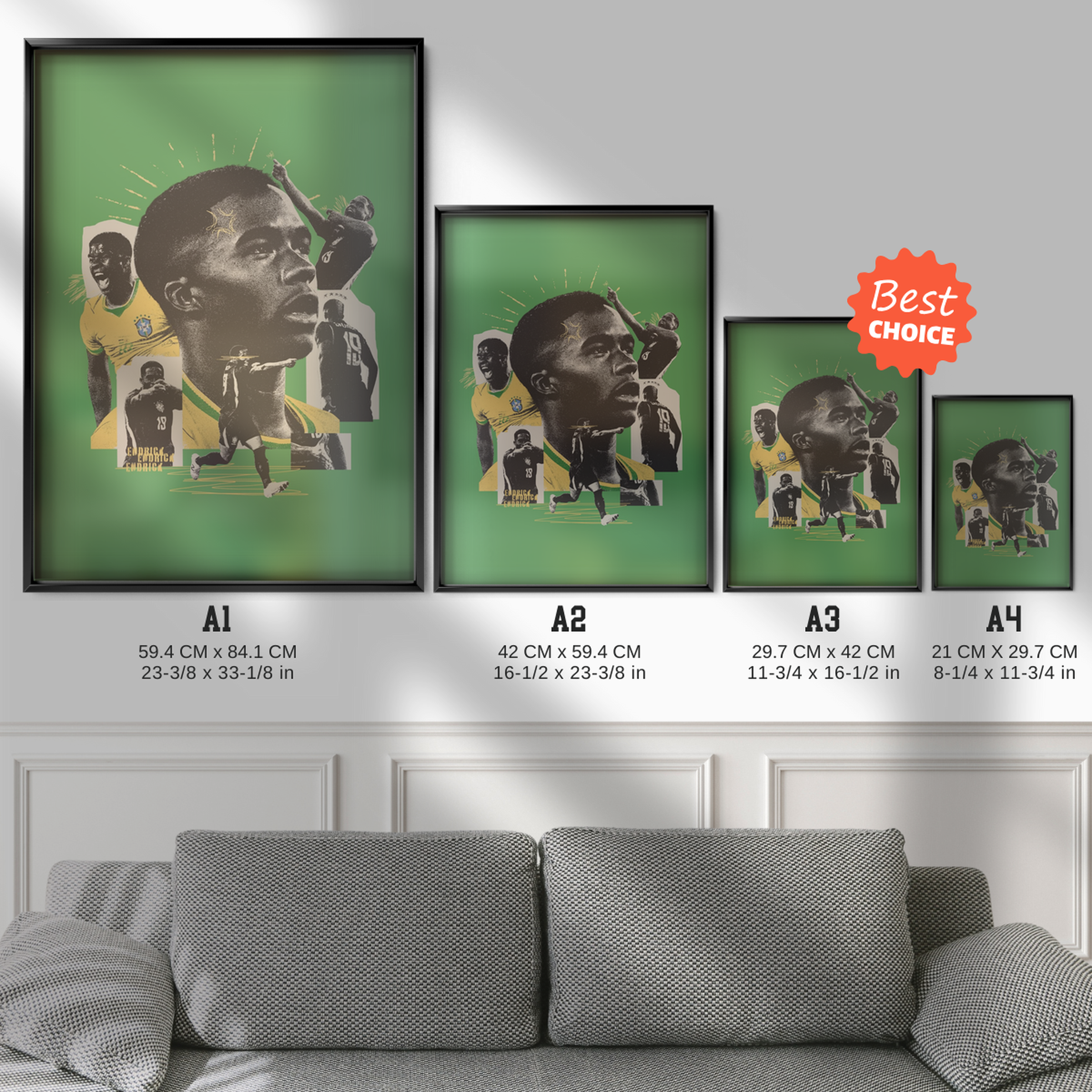 Endrick - Brazil Rising Star Poster