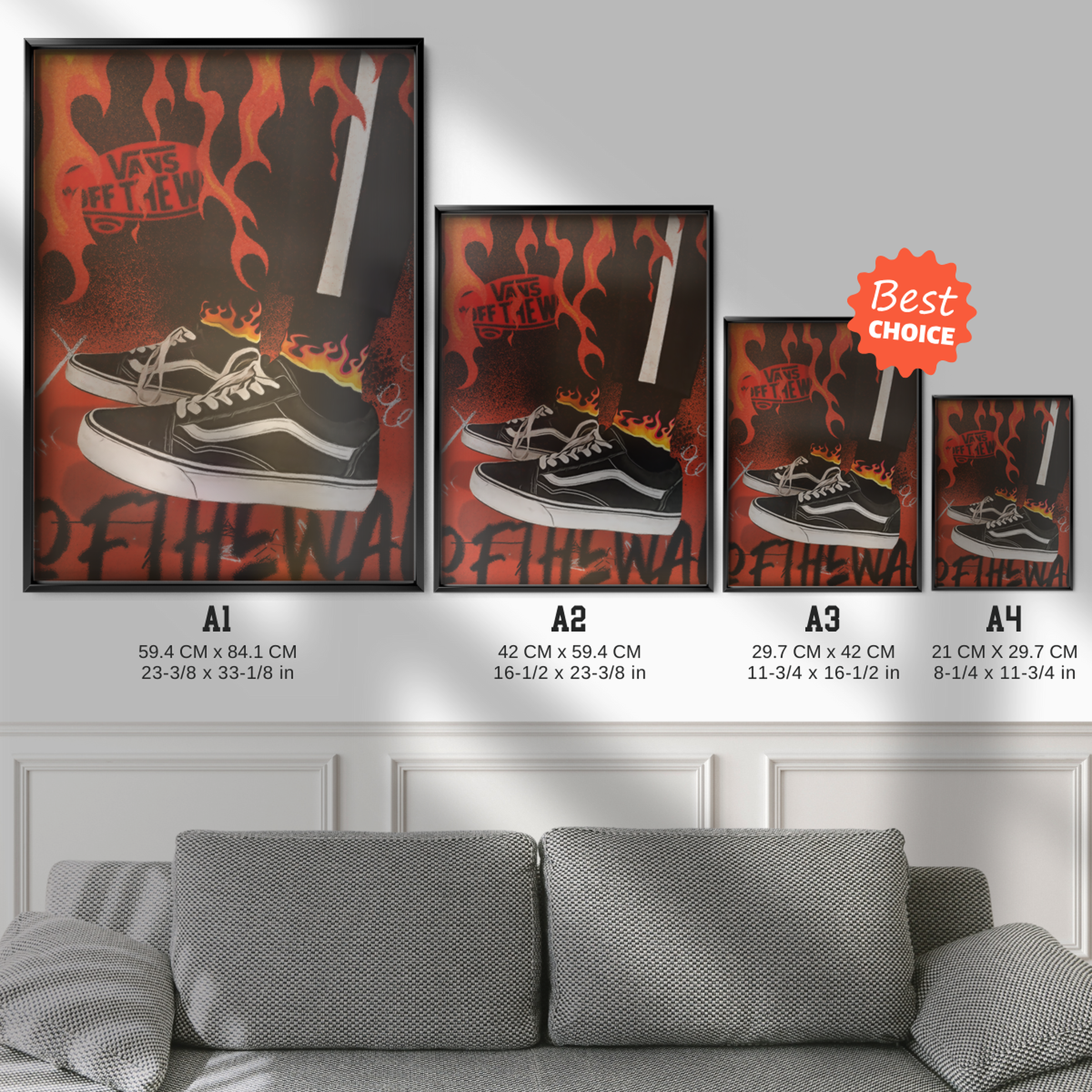 Flame Sneaker