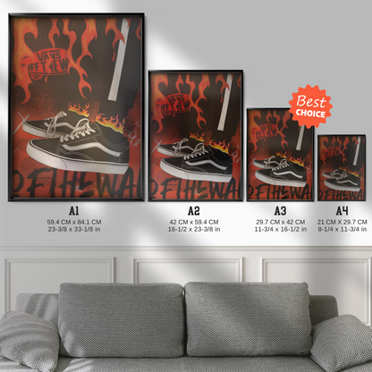 Flame Sneaker
