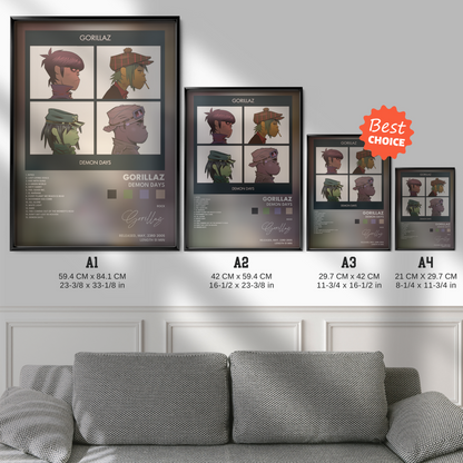 gorillaz Demon Days poster