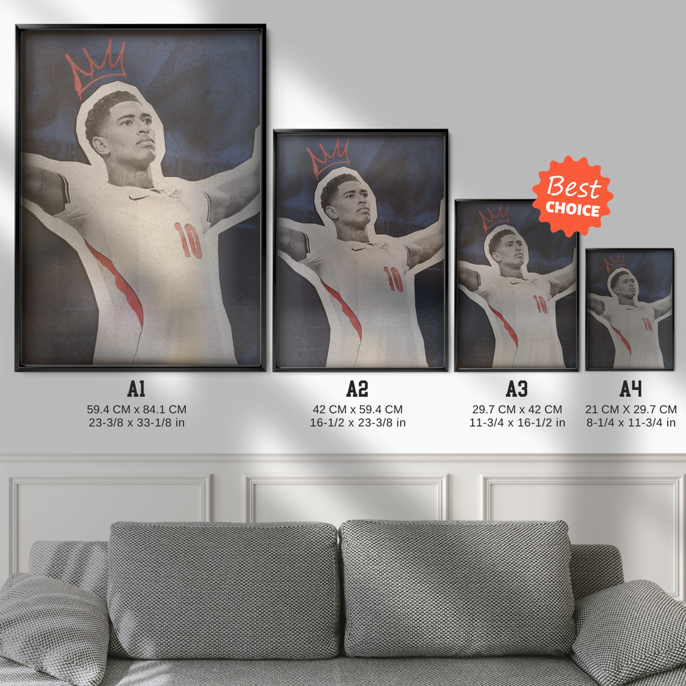 Jude Bellingham - Crown Celebration Poster
