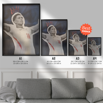 Jude Bellingham - Crown Celebration Poster