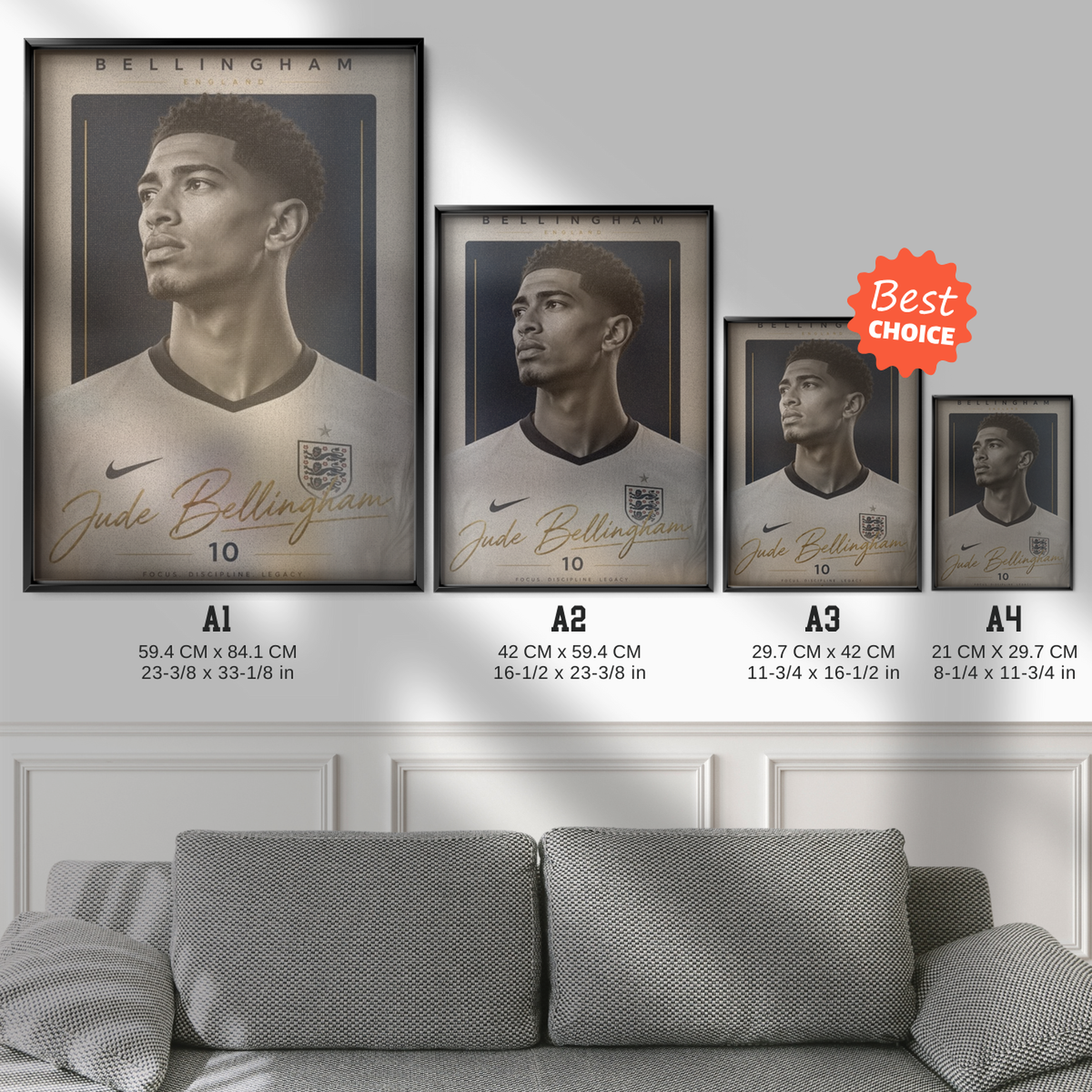 Jude Bellingham - Focus Discipline Legacy Poster