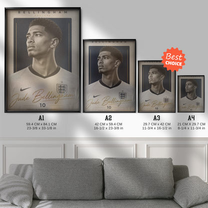Jude Bellingham - Focus Discipline Legacy Poster