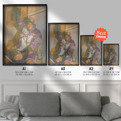 Kobe Bryant Lakers Championship Locker Room (celebration Shot)