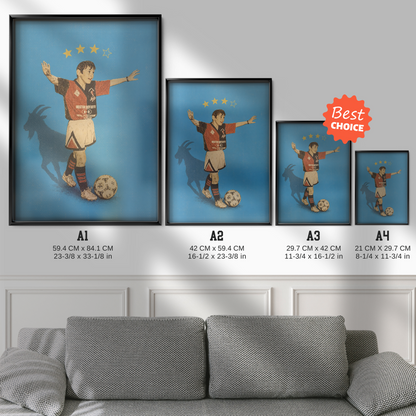 Lionel Messi - Childhood Goat Poster
