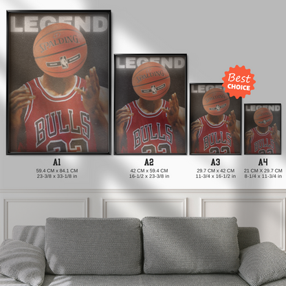 Michael Jordan “legend” Chicago Bulls #23