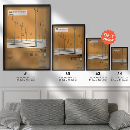 muse Origin of Symmetry poster