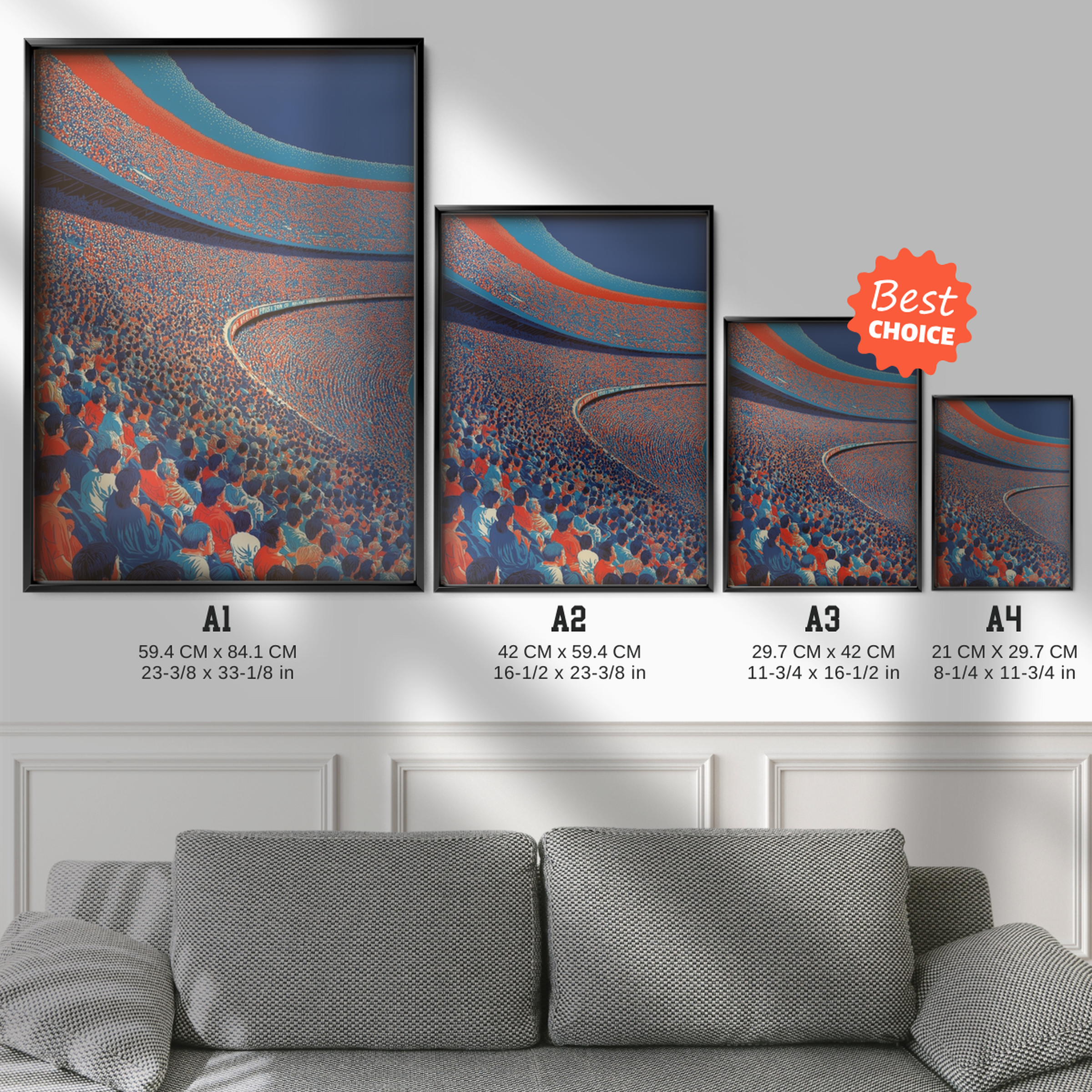 Netherlands National Team - Stadium Crowd Poster