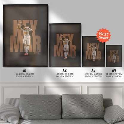 Neymar Jr - Santos Dance Poster