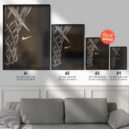 Nike Hoop Net Abstract Lines (black)