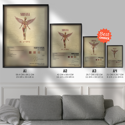 nirvana In Utero poster