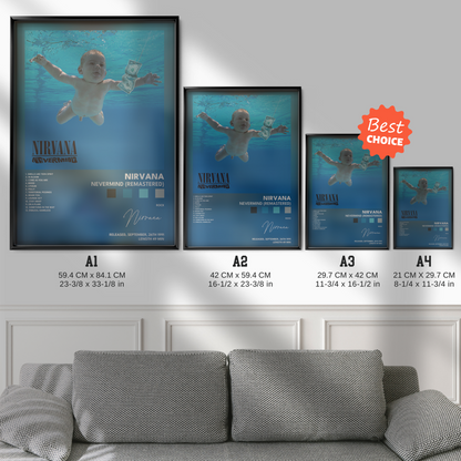 nirvana Nevermind Remastered poster