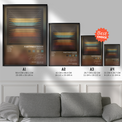 partynextdoor COLOURS poster