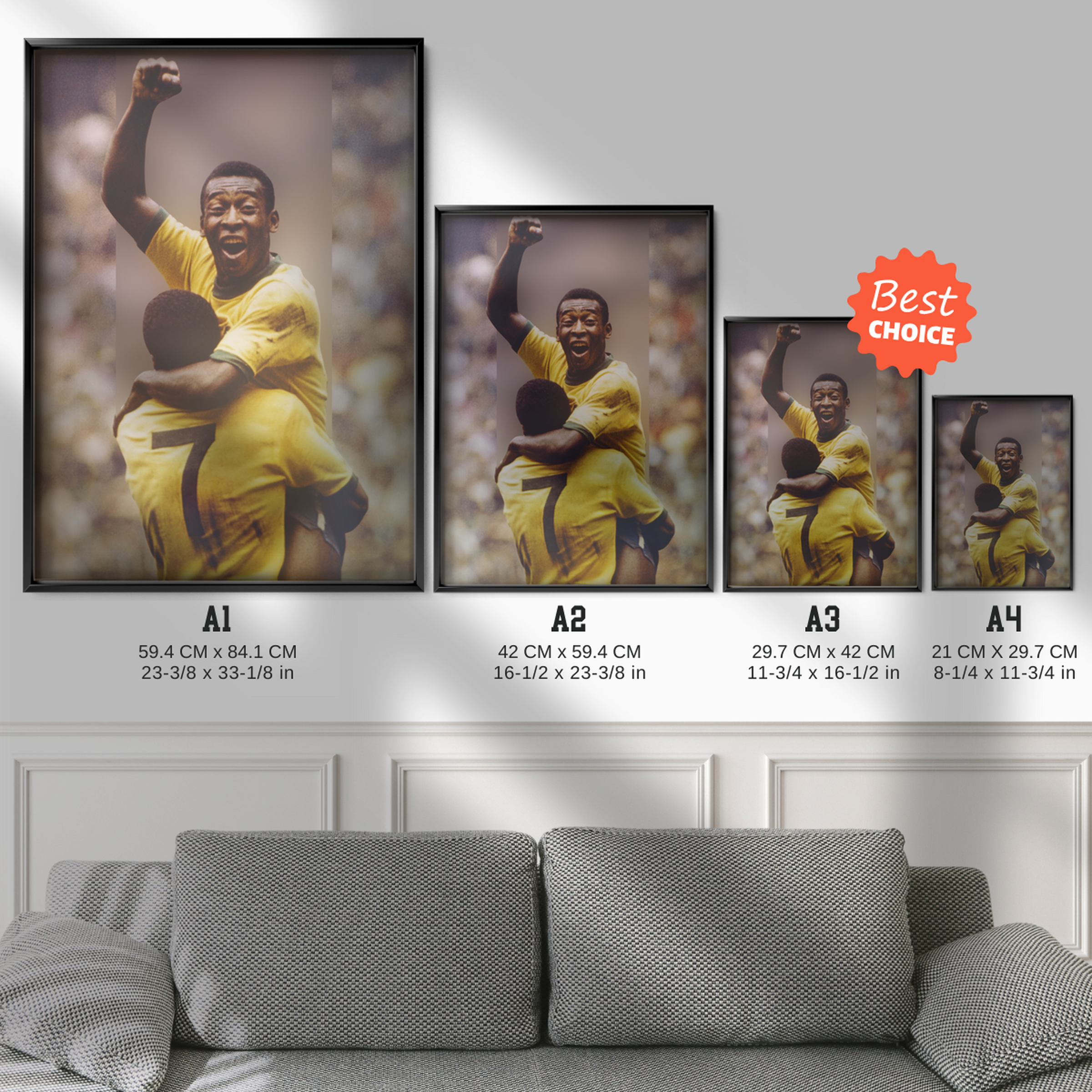 Pele - Brazil Celebration Poster