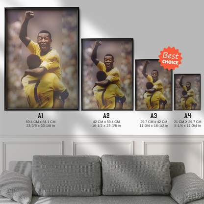 Pele - Brazil Celebration Poster