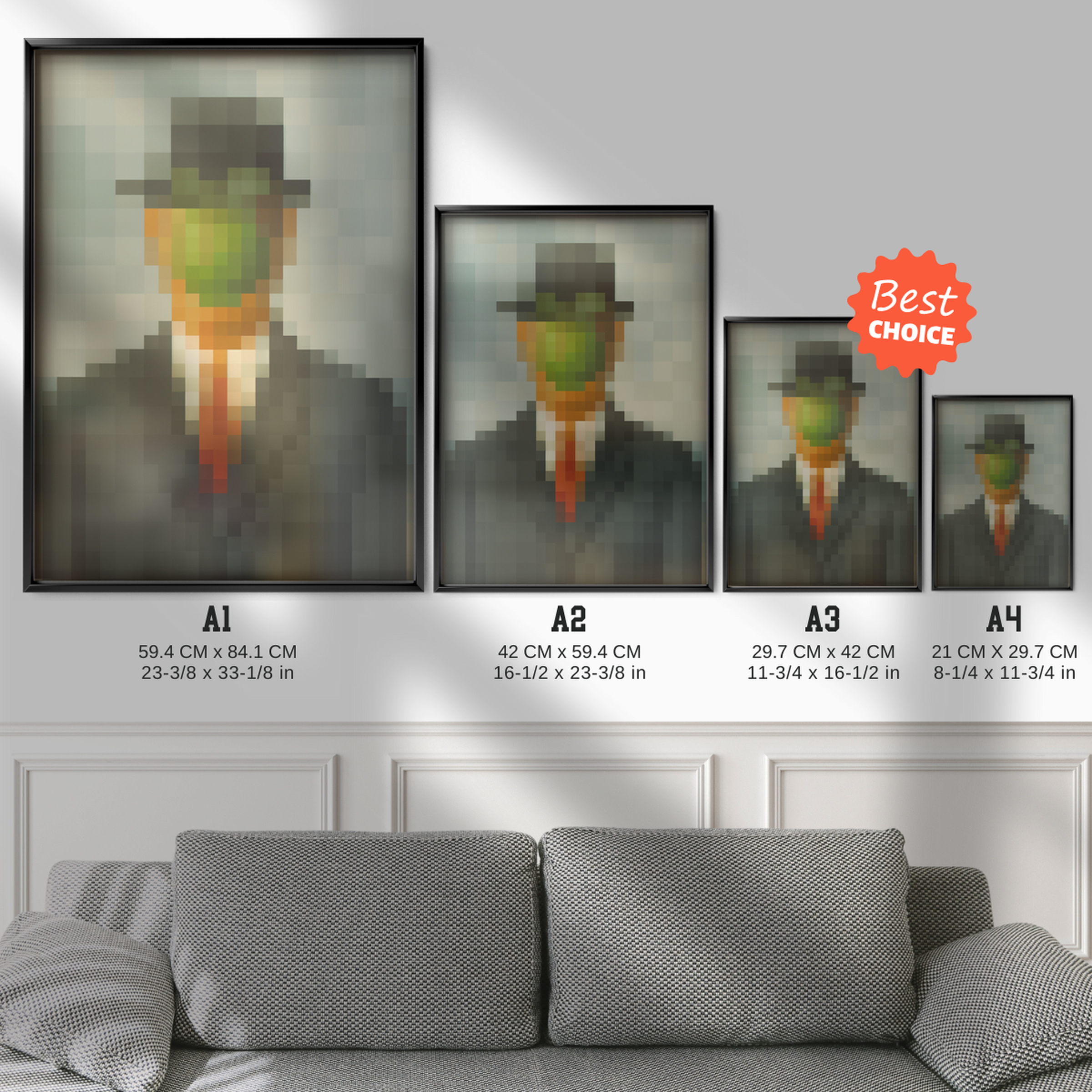 Pixelated Son Of Man