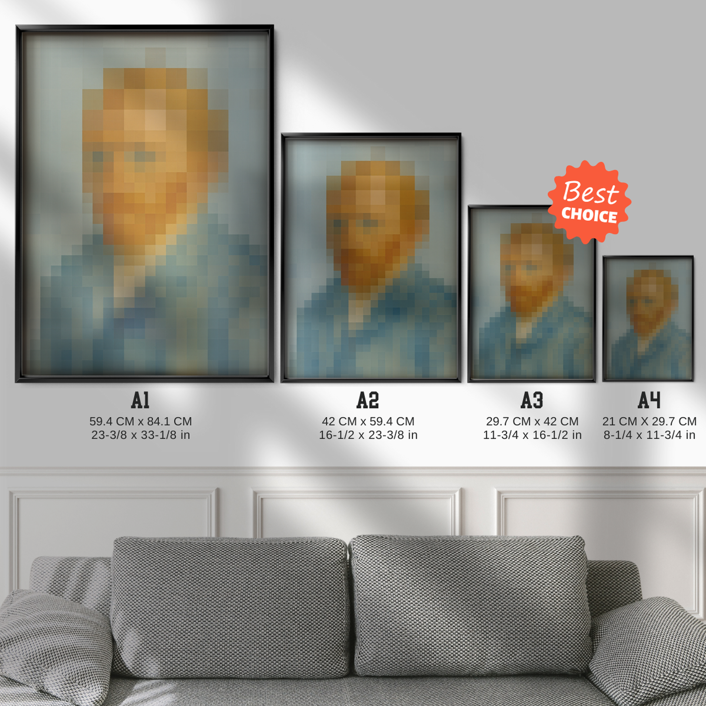 Pixelated Van Gogh