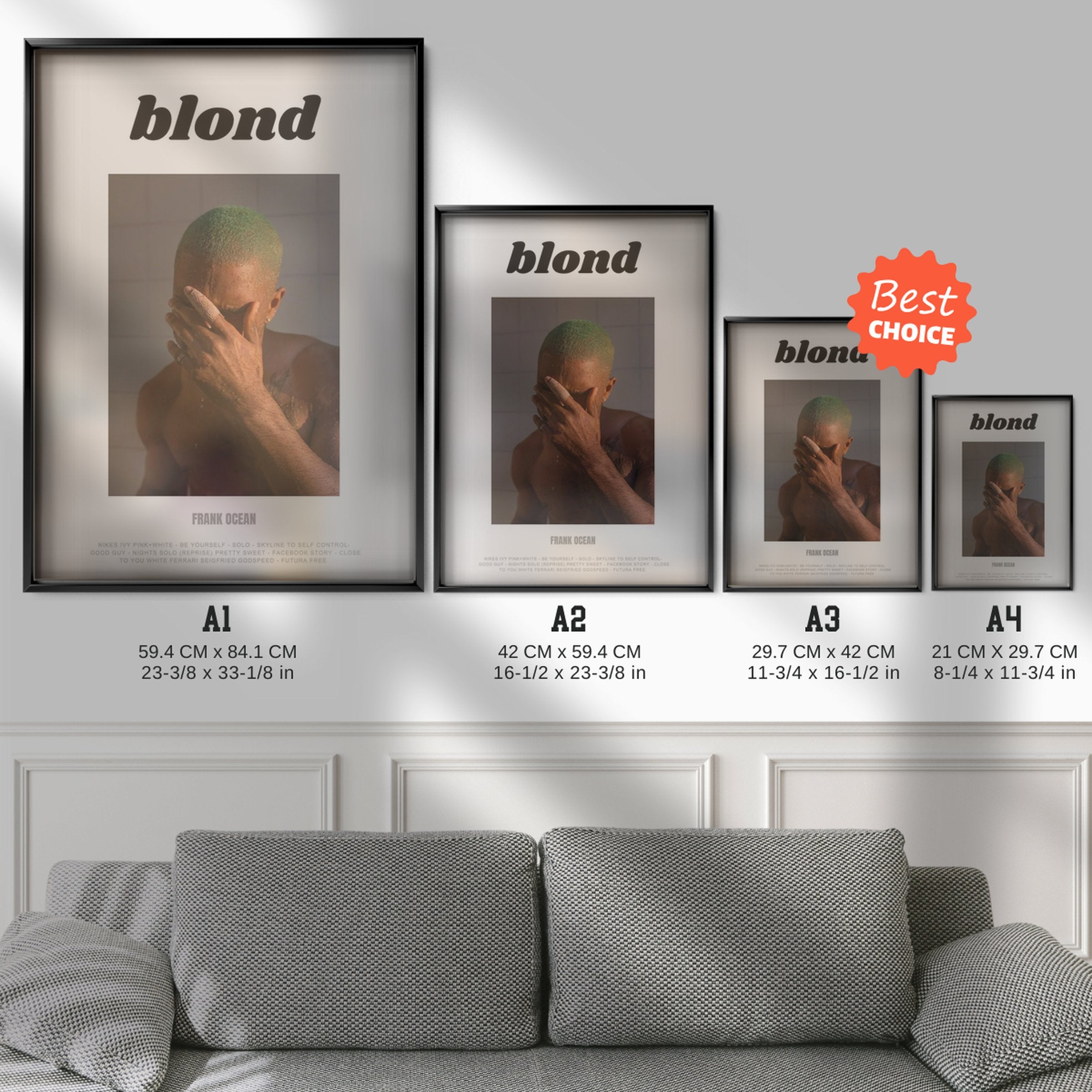 Frank Ocean Blond Hvid