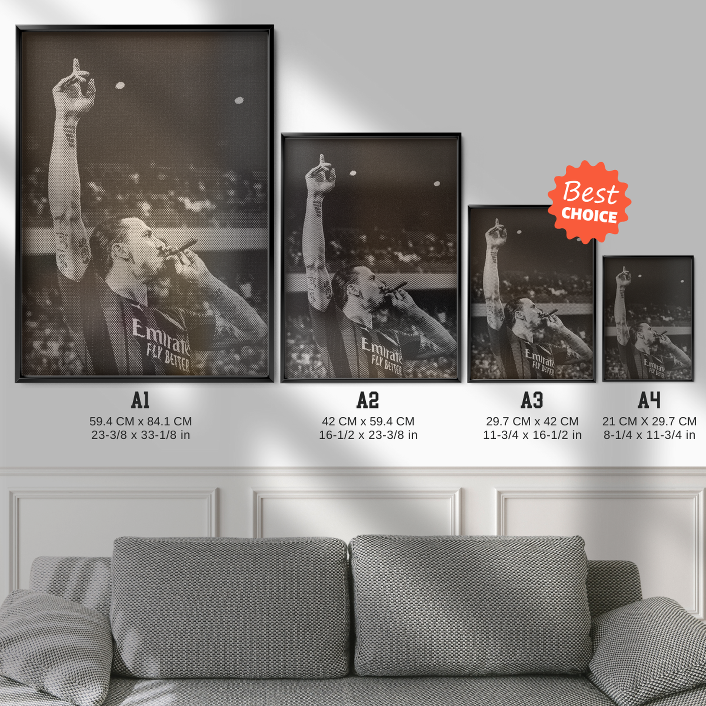 Real Madrid - Champions Cigar Celebration Poster