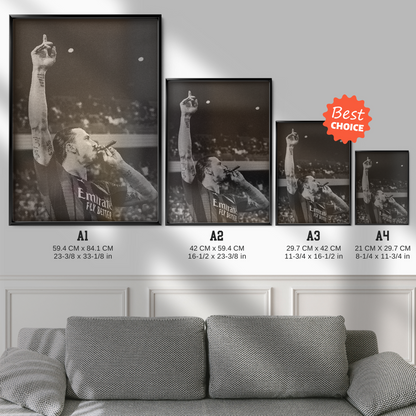 Real Madrid - Champions Cigar Celebration Poster