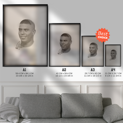 Ronaldo Nazario - Brazil Legend Poster