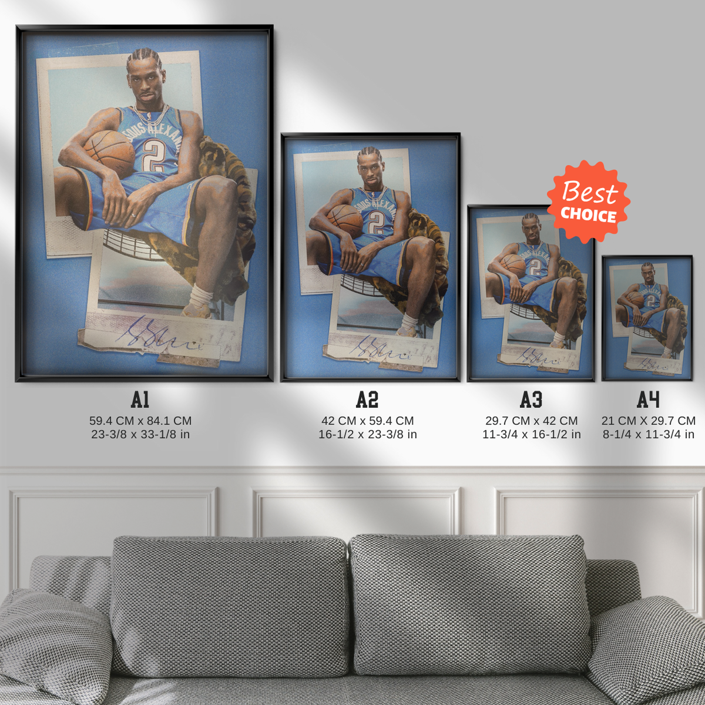 Shai Gilgeous Alexander Okc Thunder Polaroid