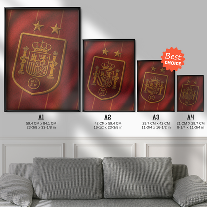 Spain National Team - Crest Poster