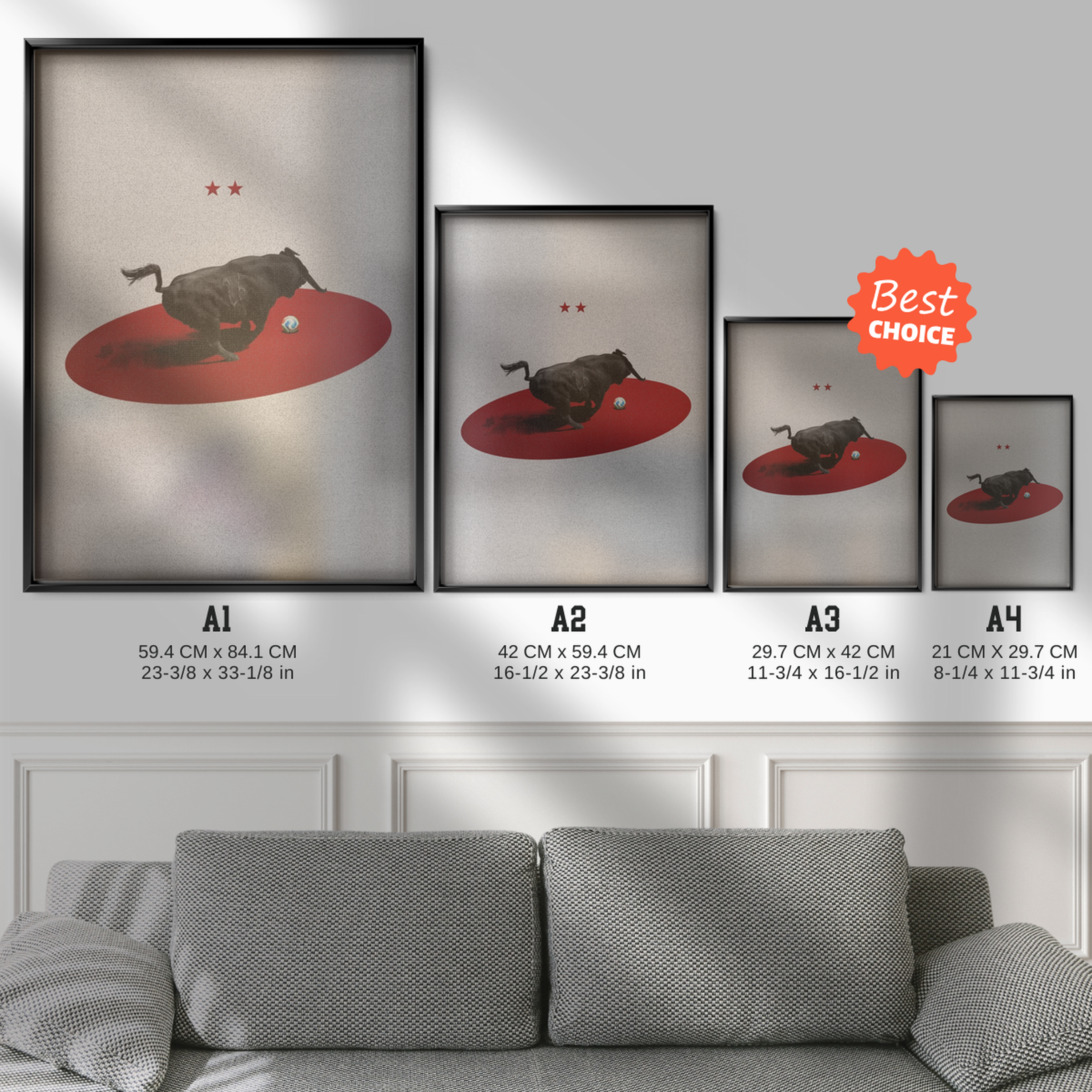 Spain National Team - Raging Bull Poster