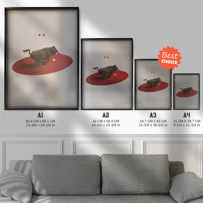 Spain National Team - Raging Bull Poster
