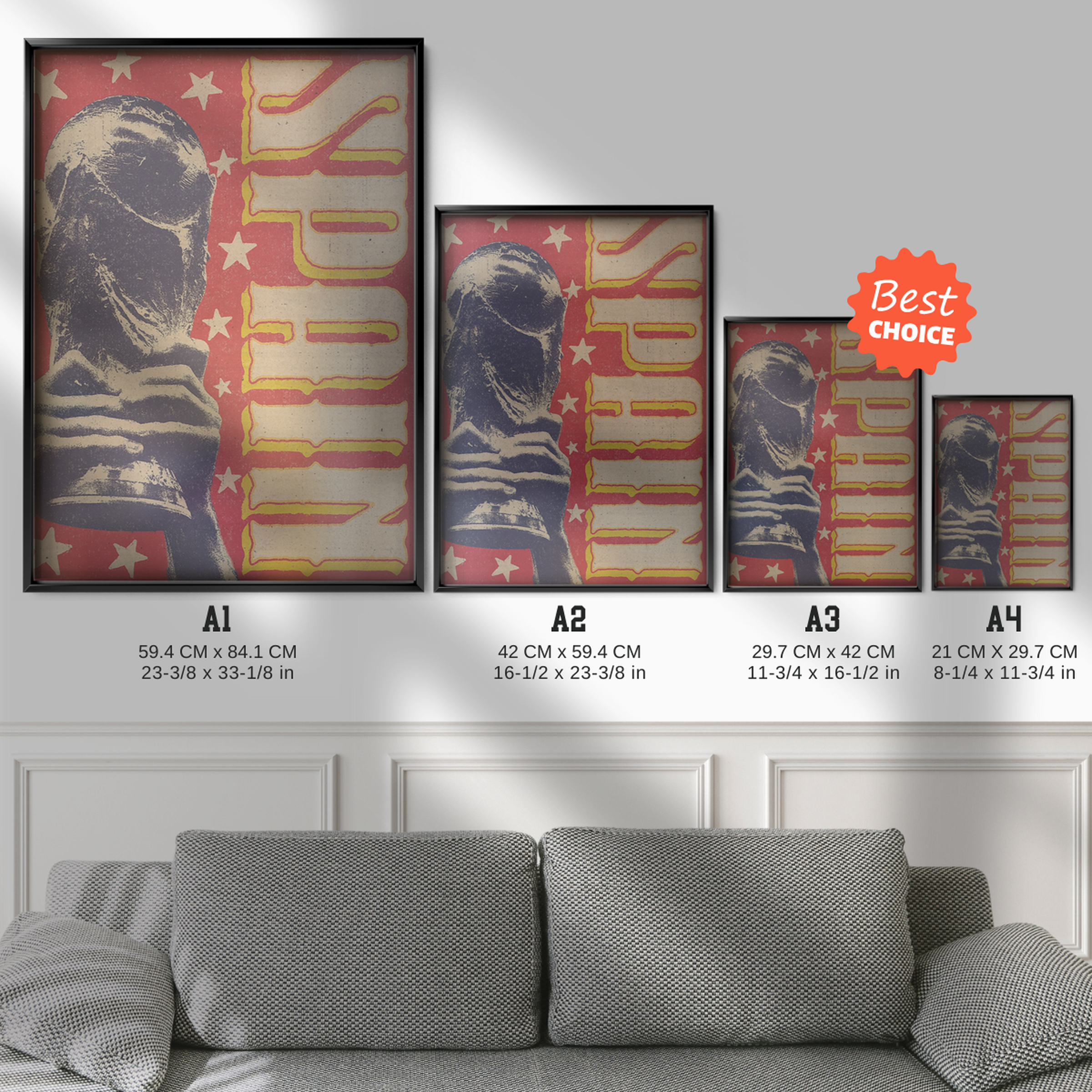 Spain National Team - World Cup Champion Poster