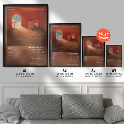 tame impala The Slow Rush poster