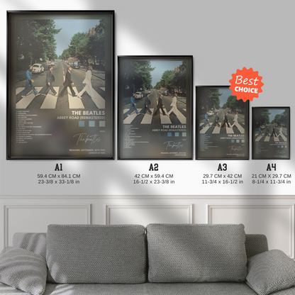 the beatles Abbey Road Remastered poster