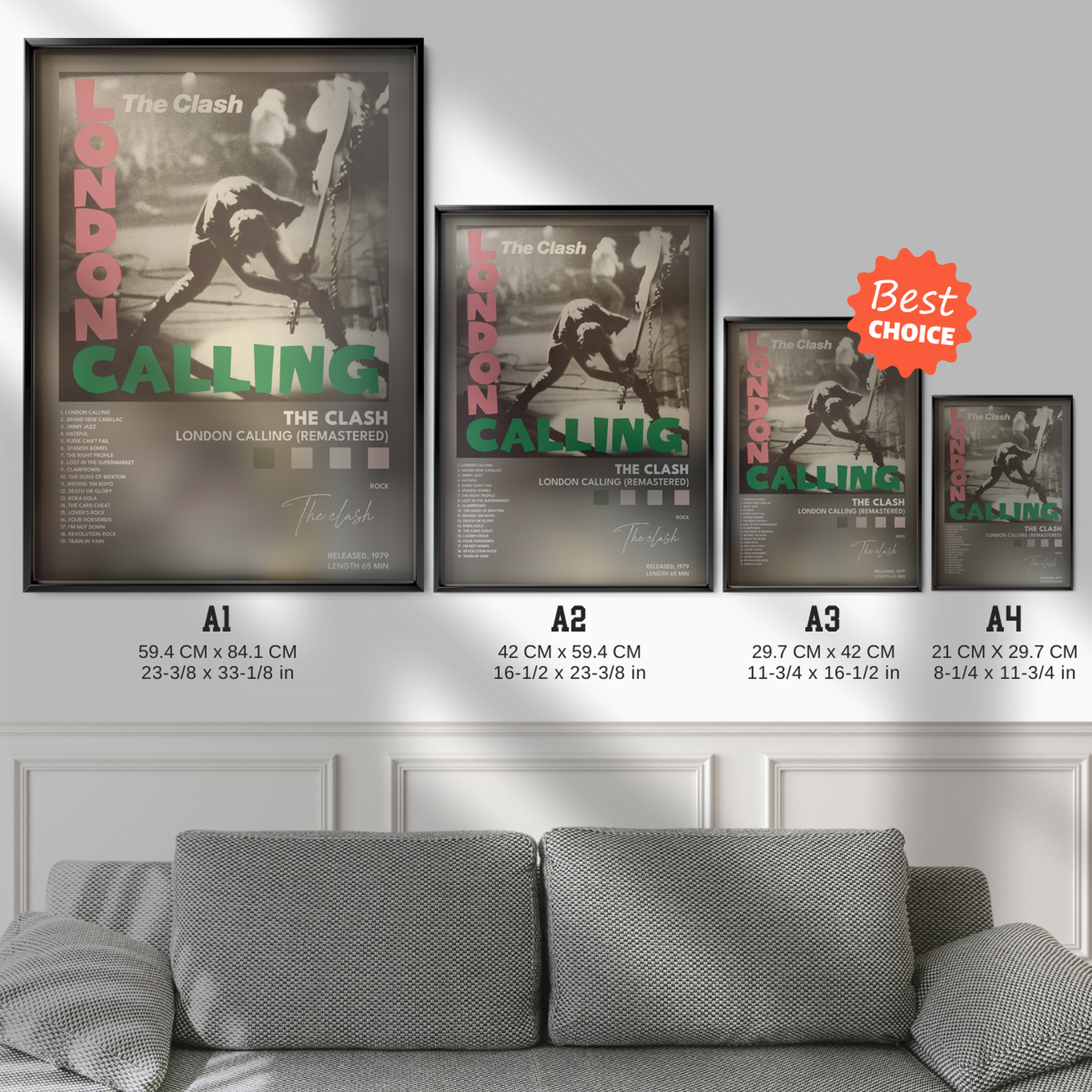 the clash London Calling Remastered poster