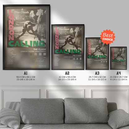 the clash London Calling Remastered poster