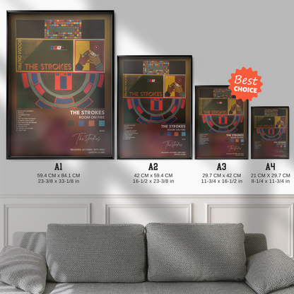 the strokes Room On Fire poster